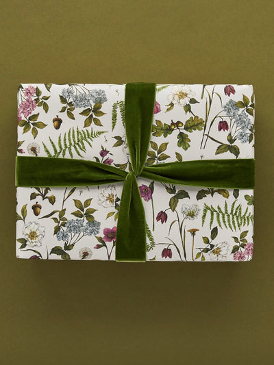 Cottage Garden - Ivory Gift Wrap