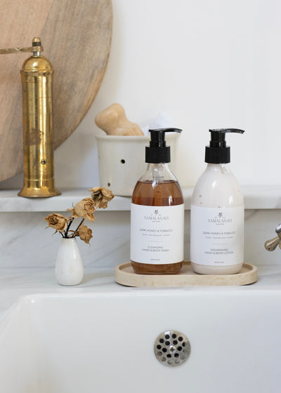 Dark Honey & Tobacco Hand Wash & Lotion