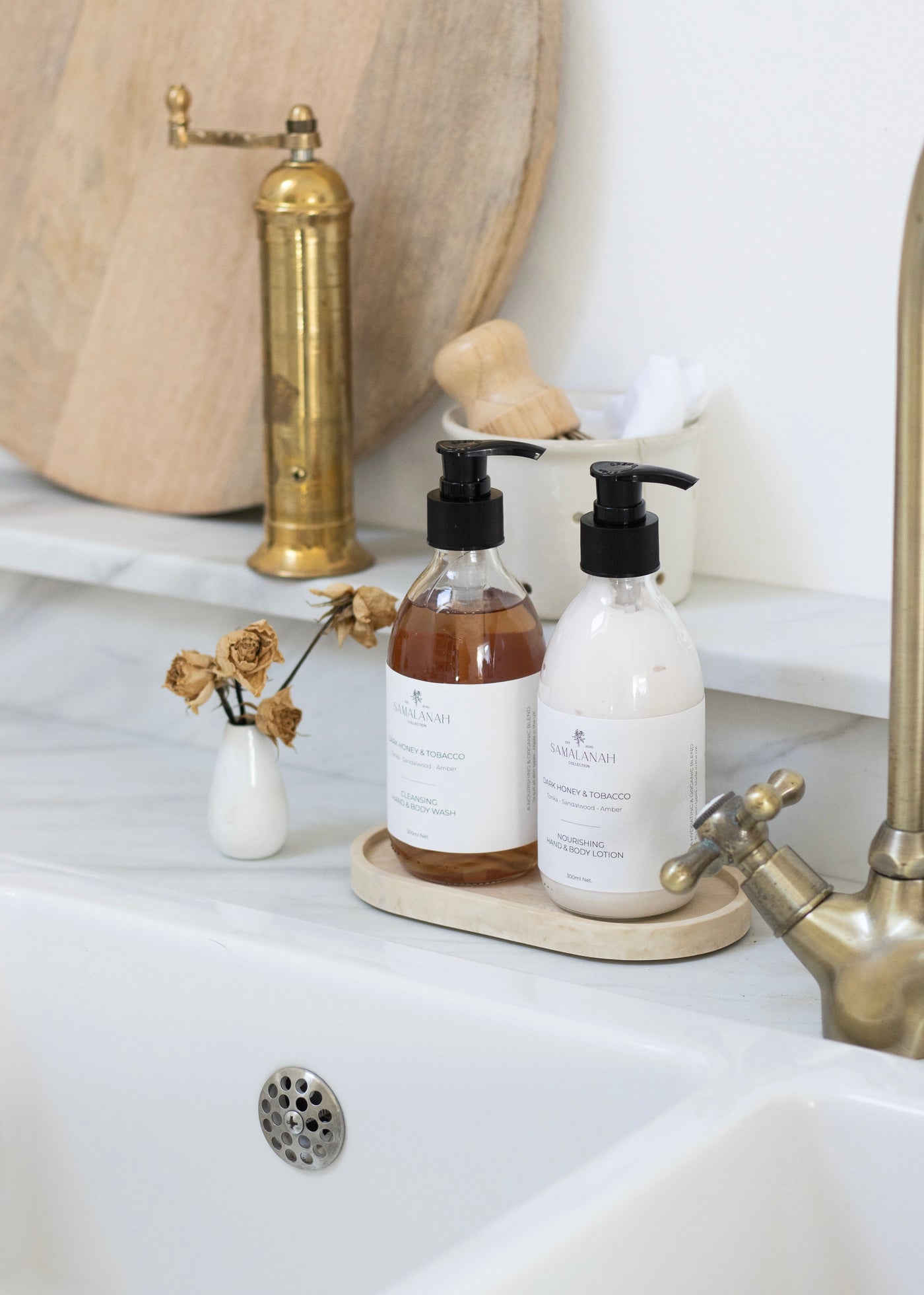 Dark Honey & Tobacco Hand Wash & Lotion