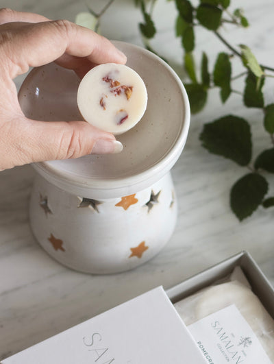 Starry Night Ceramic Wax Melt Burner