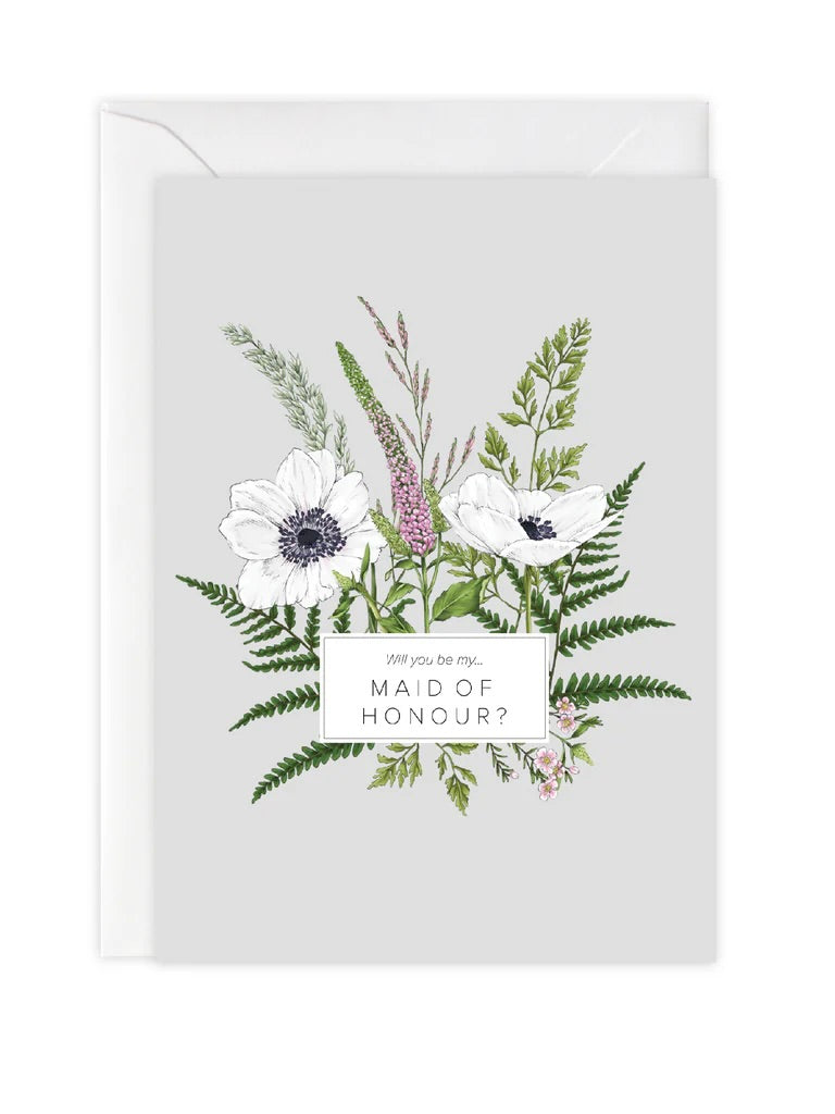 'Will You Be My Maid Of Honour' Card