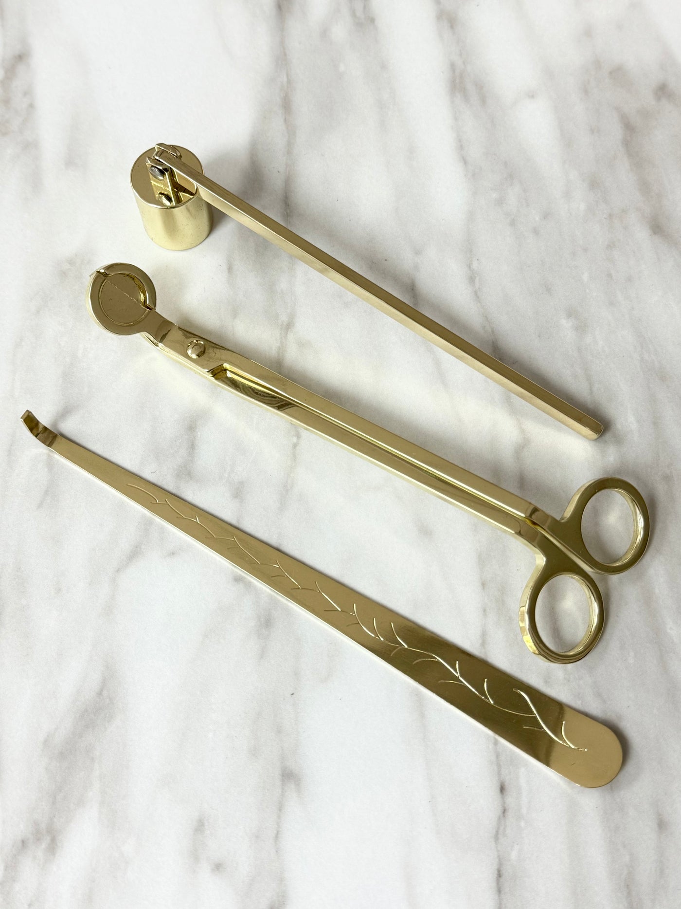 Gold Candle Care Set