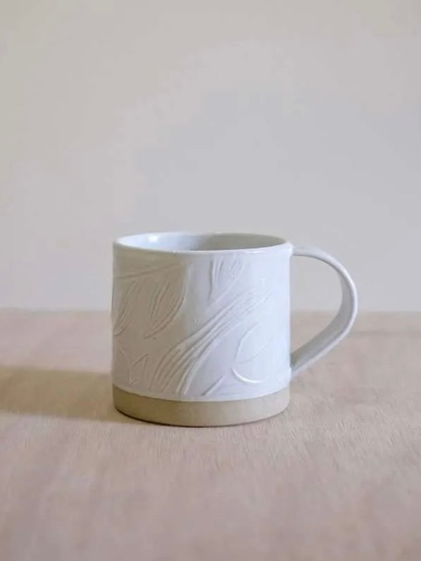 Dreaming of Tulips Everyday Mug - Stone White