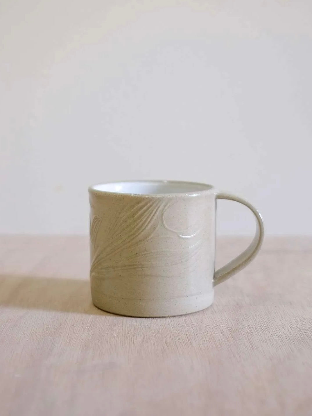 Dreaming of Tulips Everyday Mug - Stone Nude