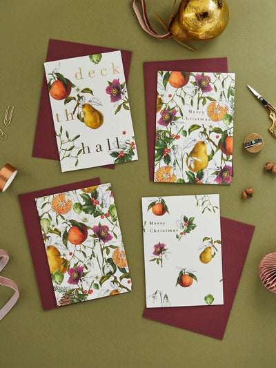 Winter Decadence Luxury Box of 8 Christmas Cards