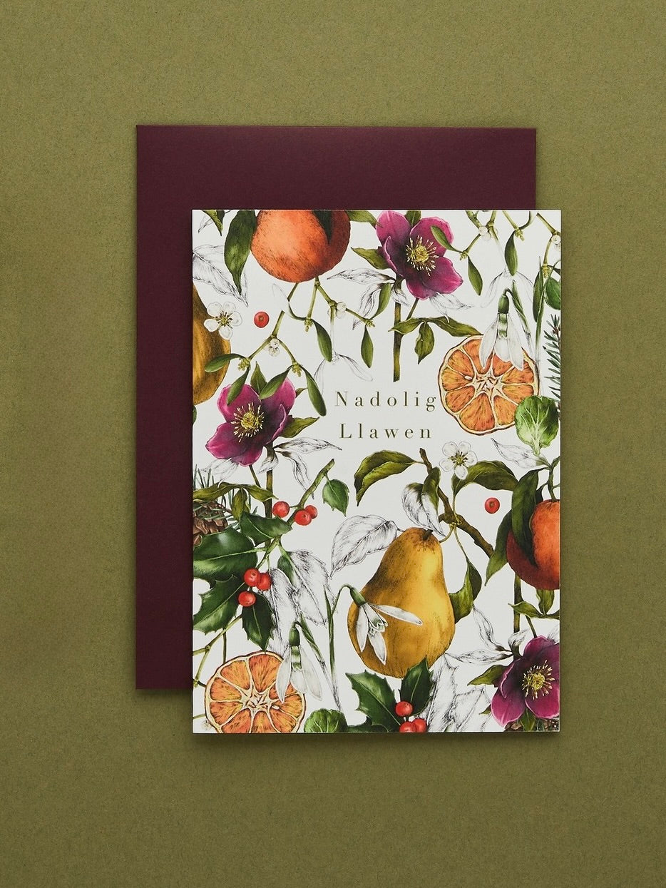 Nadolig Llawen - Winter Decadence Christmas Card
