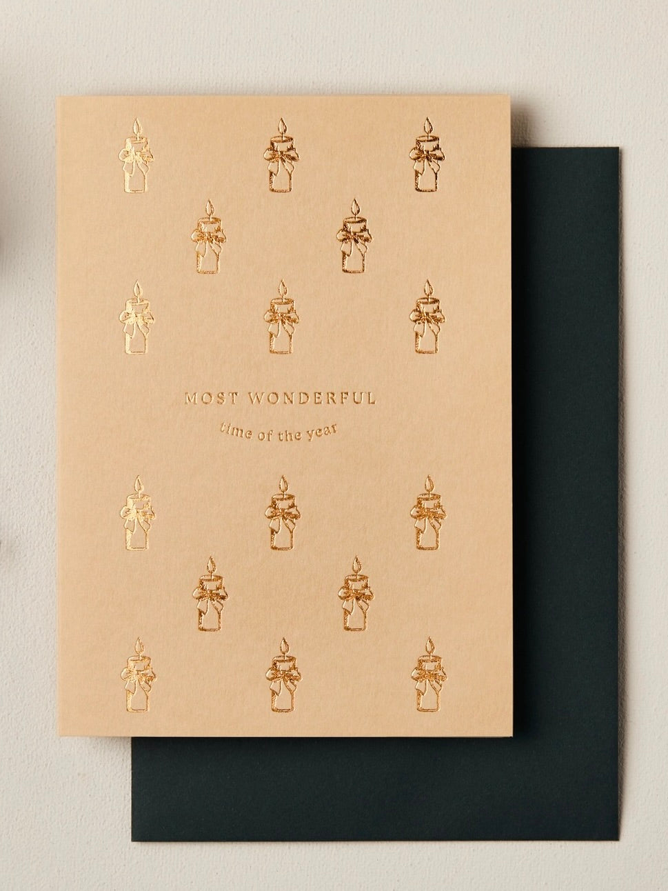 Candle Christmas Card