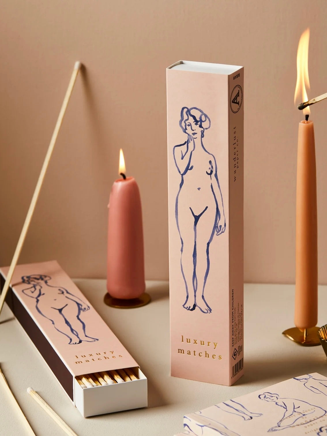 Blue Nude Long Matchbox