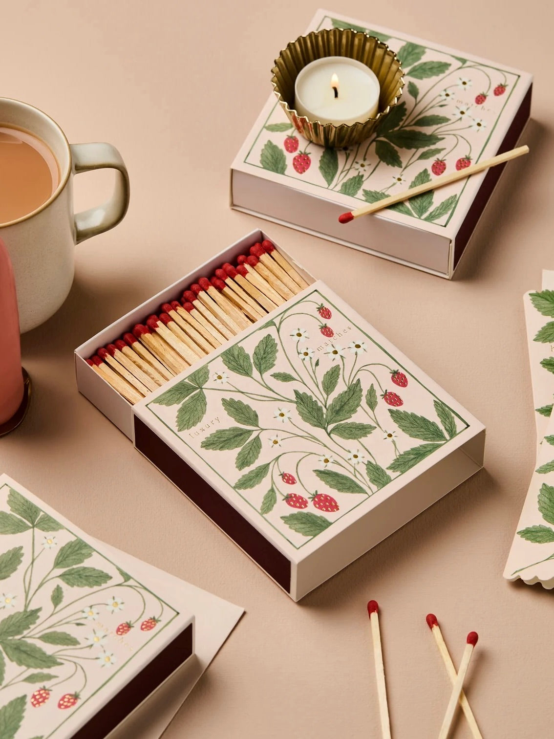 Wanderlust Paper Co. Strawberry Matches