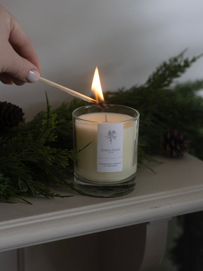 Cranberry, Orange & Cinnamon Signature Candle