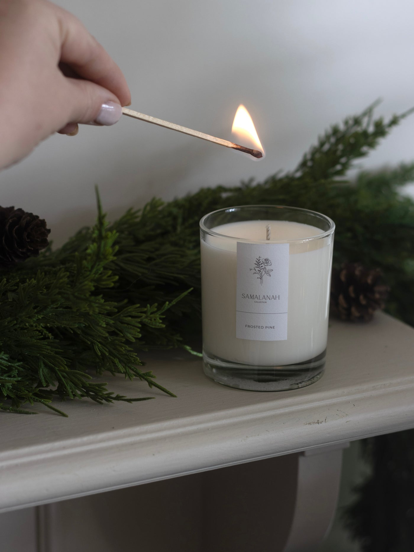Frosted Pine Signature Candle