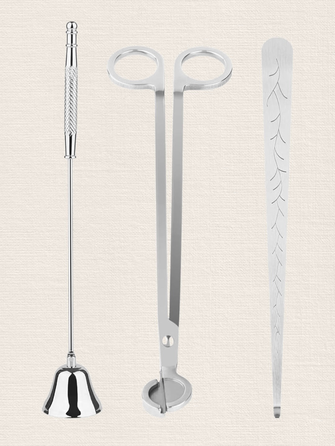 Silver Candle Care Set