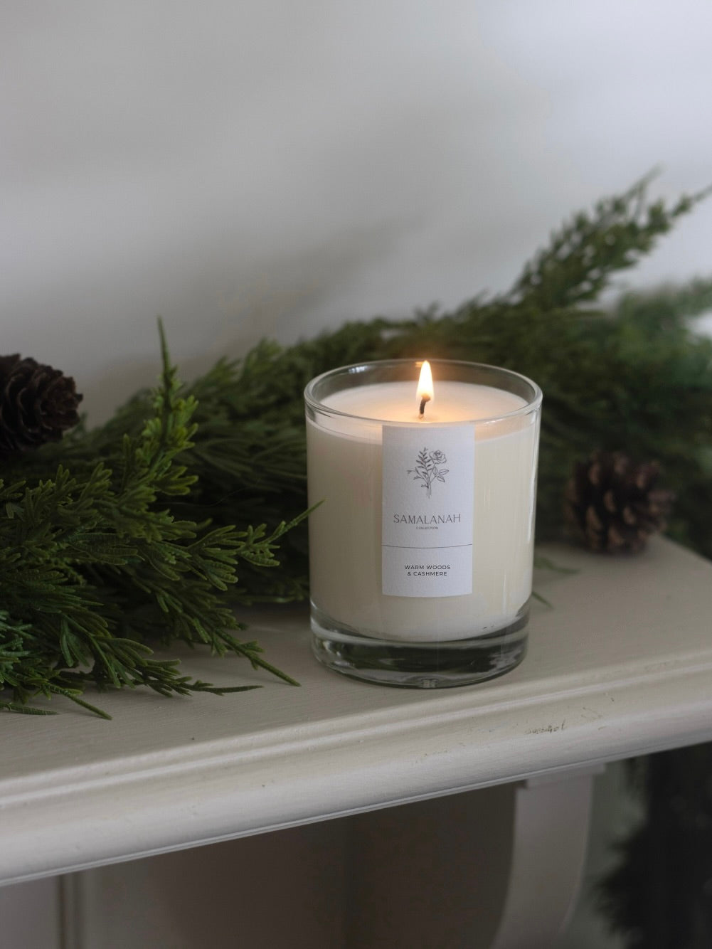 Warm Woods & Cashmere Signature Candle
