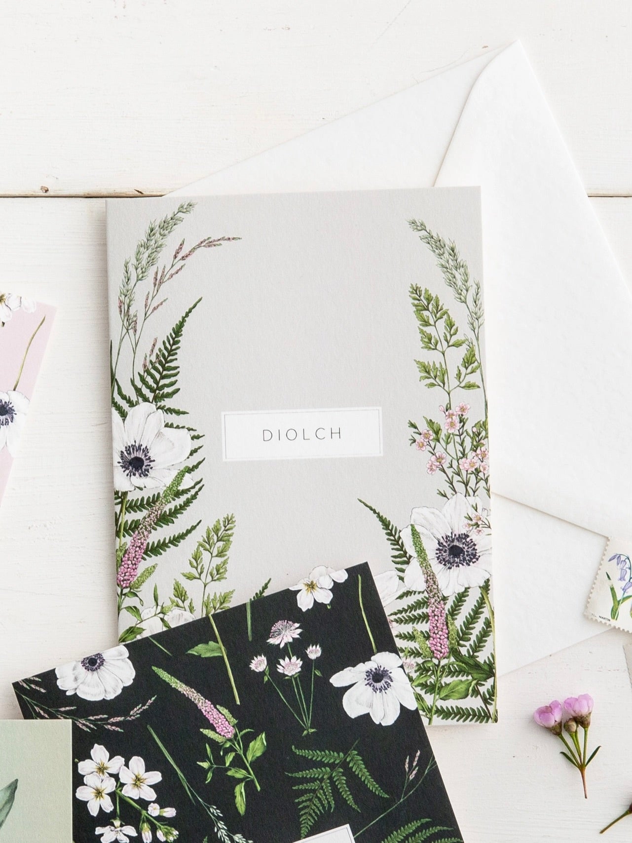 Wild Meadow 'Diolch' Welsh Card
