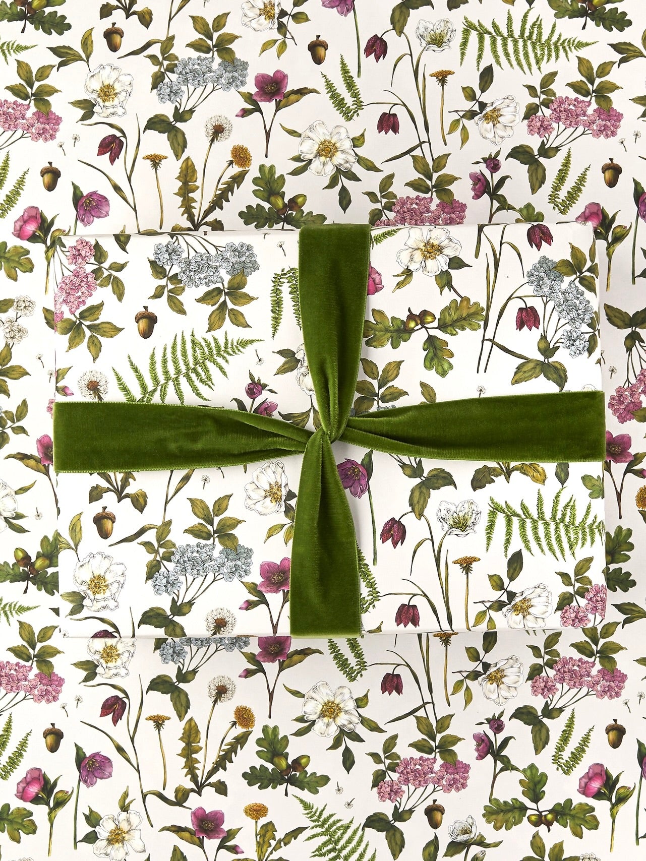 Cottage Garden - Ivory Gift Wrap