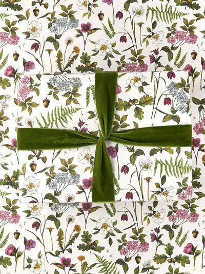 Cottage Garden - Ivory Gift Wrap