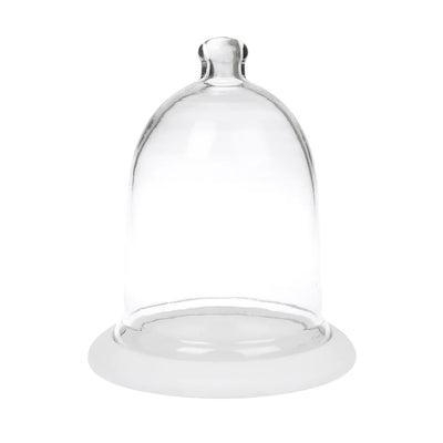 Luxury Candle Cloche With Wooden Base