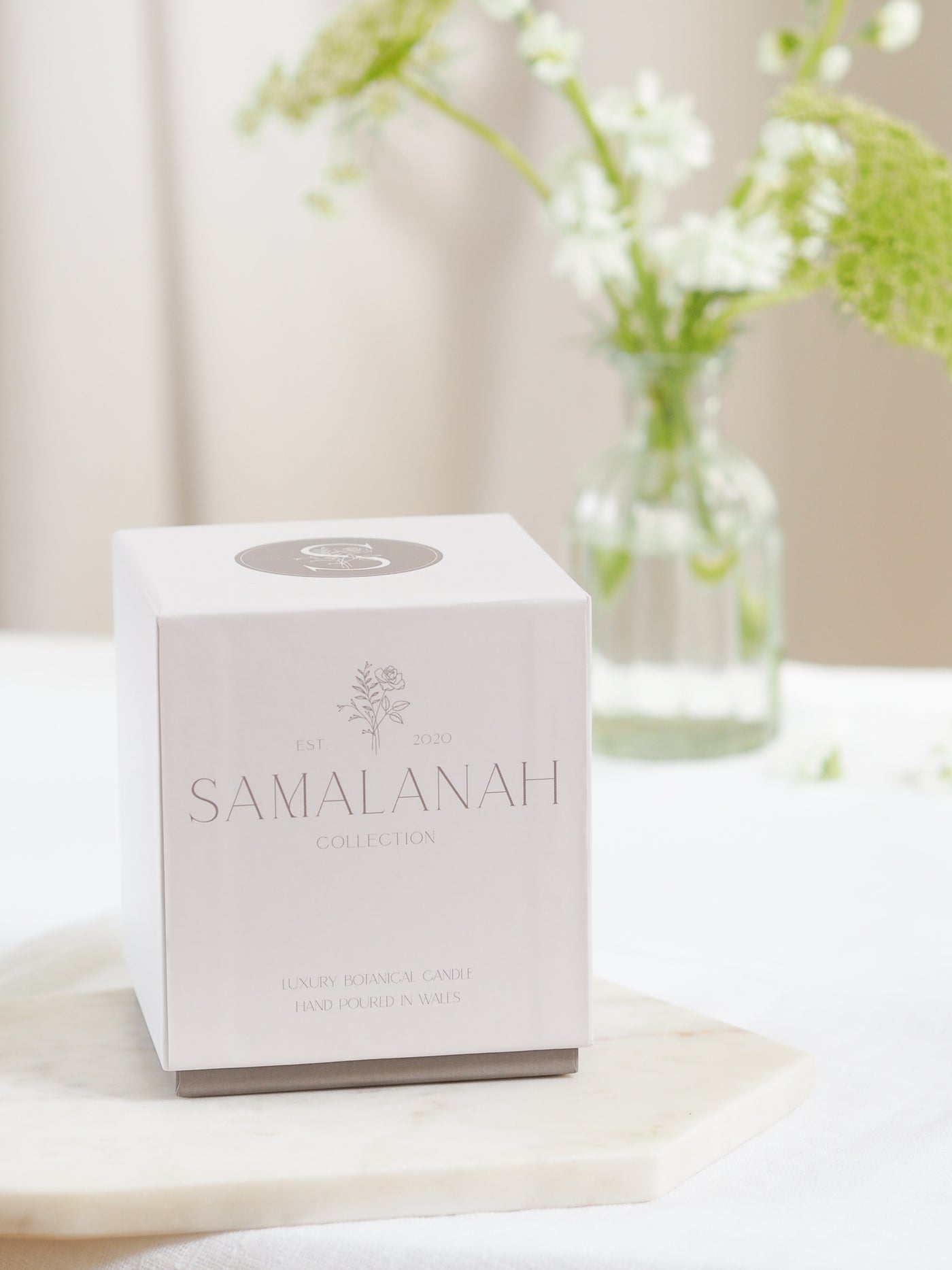 Peony & Jasmine Botanical Candle