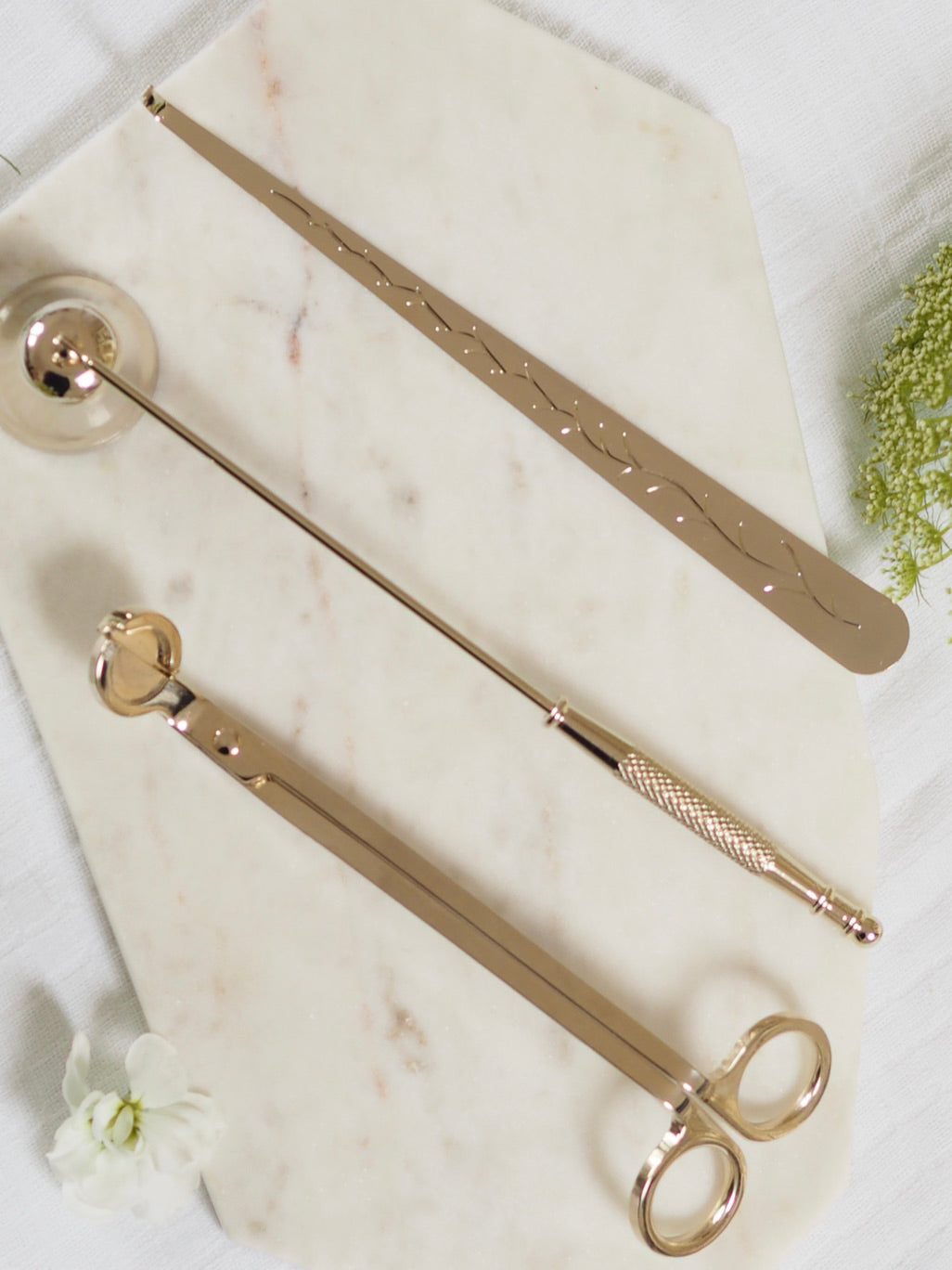 Gold Candle Care Set